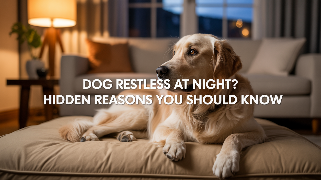 Dog Restless at Night? Hidden Reasons You Should Know
