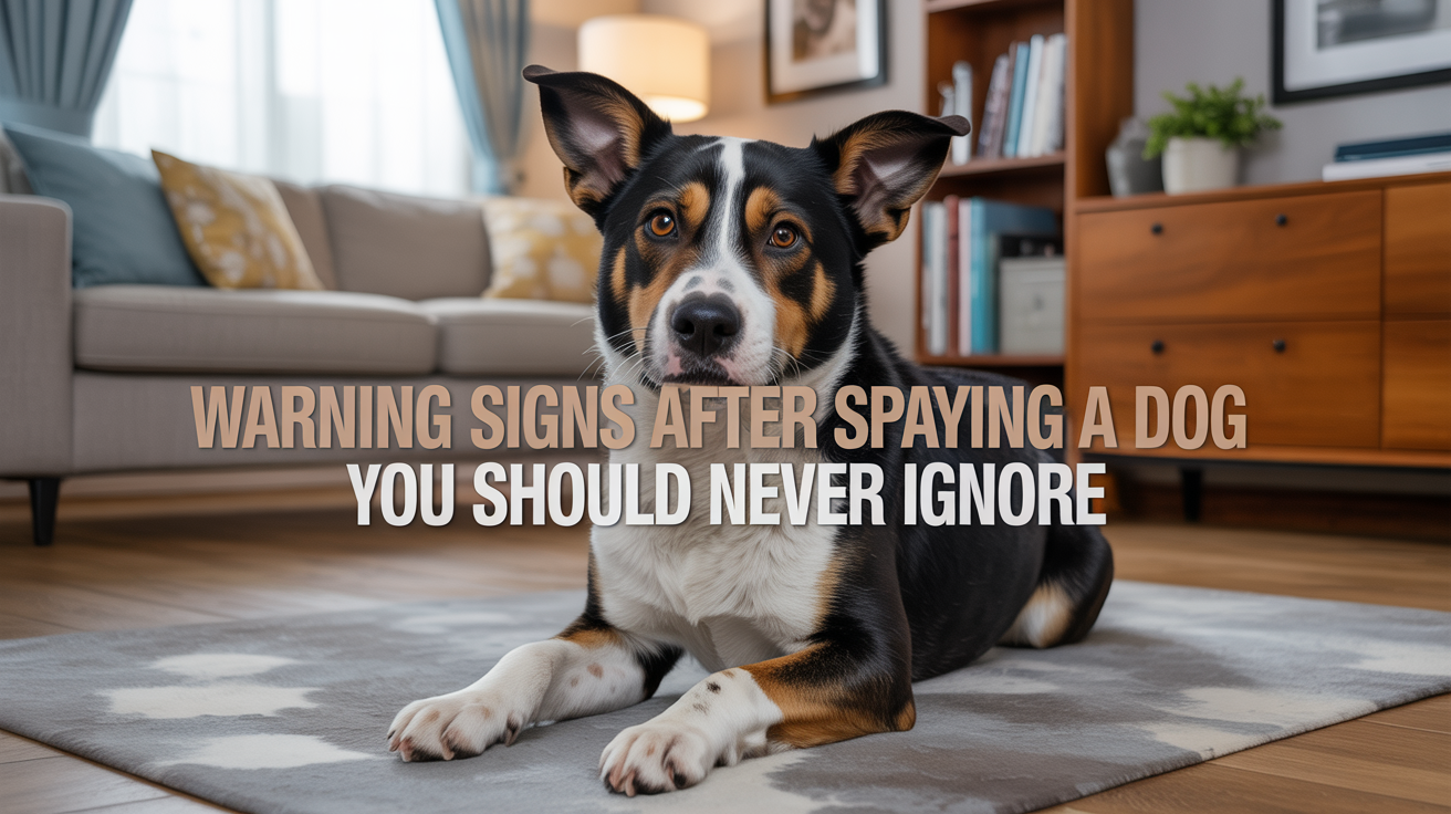 Warning Signs After Spaying a Dog You Should Never Ignore