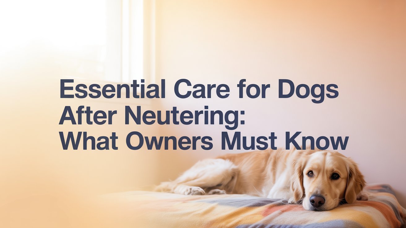 Essential Care for Dogs After Neutering: What Owners Must Know