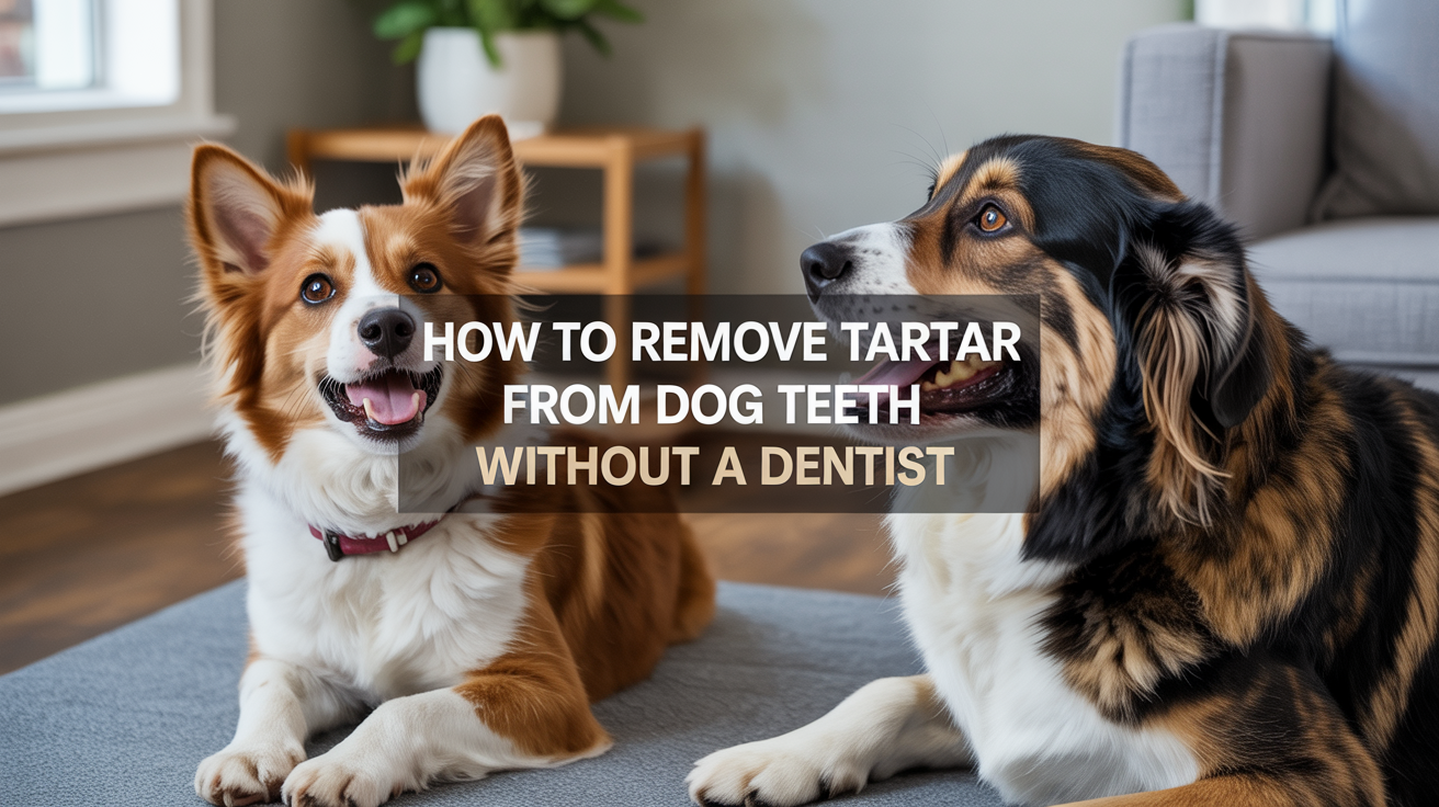 How to Remove Tartar From Dog Teeth Without a Dentist?