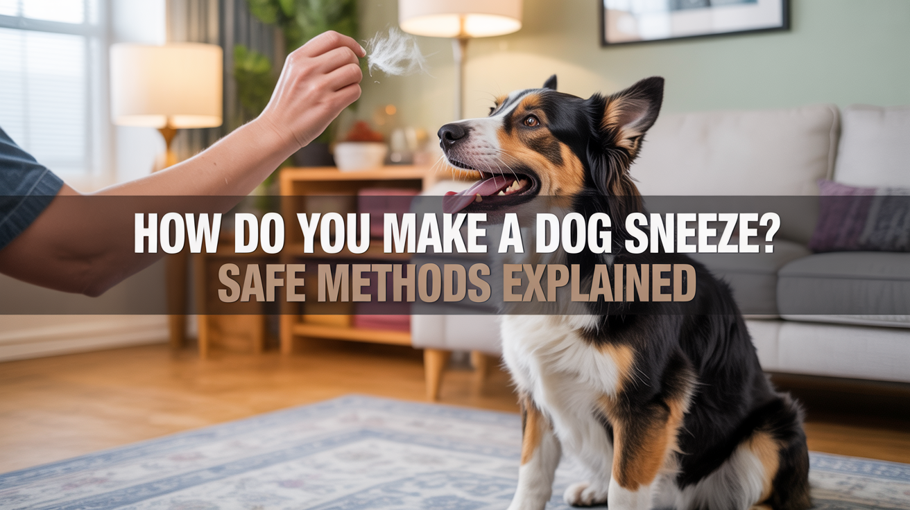 How Do You Make a Dog Sneeze? Safe Methods Explained