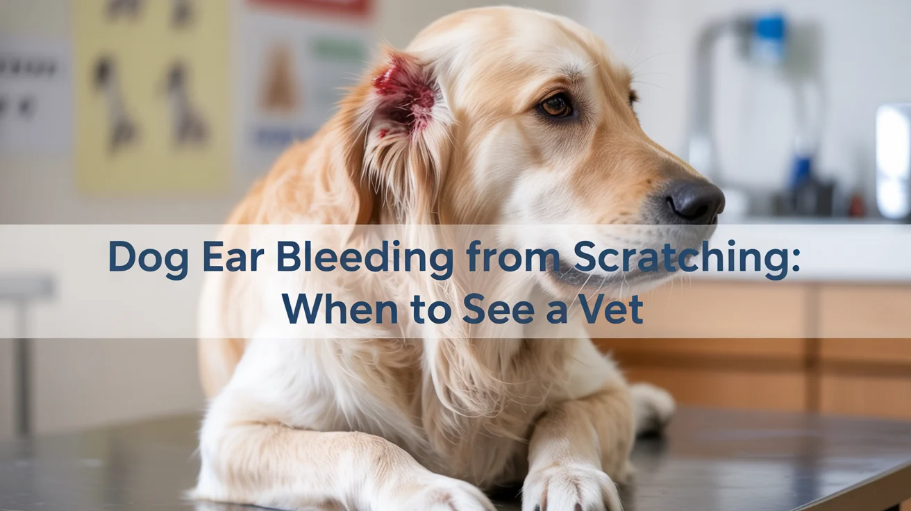 Dog Ear Bleeding From Scratching: When to See a Vet